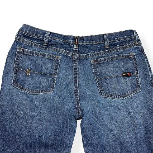 Ariat Work FR Men's Low Rise M4 Boot Cut Jeans 42x32 Flame Resistant HRC2 2112 - Picture 15 of 16